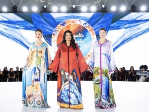 Le caftan marocain brille à la World Designer Fashion Week au Kazakhstan Le caftan marocain brille à la World Designer Fashion Week au Kazakhstan