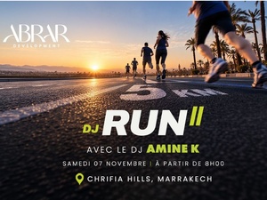 Marrakech : le « Chrifia Hills DJ Run » mêlera course à pied et musique le 7 novembre Marrakech : le « Chrifia Hills DJ Run » mêlera course à pied et musique le 7 novembre