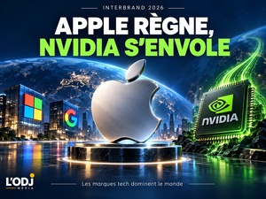 ​Classement Interbrand 2026 : Apple en tête, NVIDIA accélère