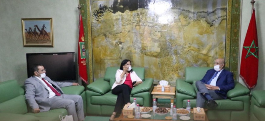 Ould Errachid accueille des responsables du CNDH à Laâyoune