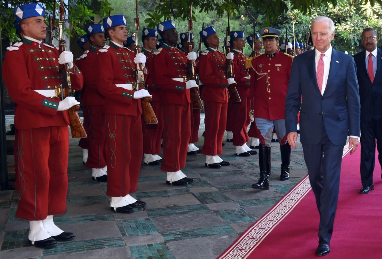 Joe Biden, lors de sa visite au Maroc, en 2014, en tant que vice-président des Etats-Unis