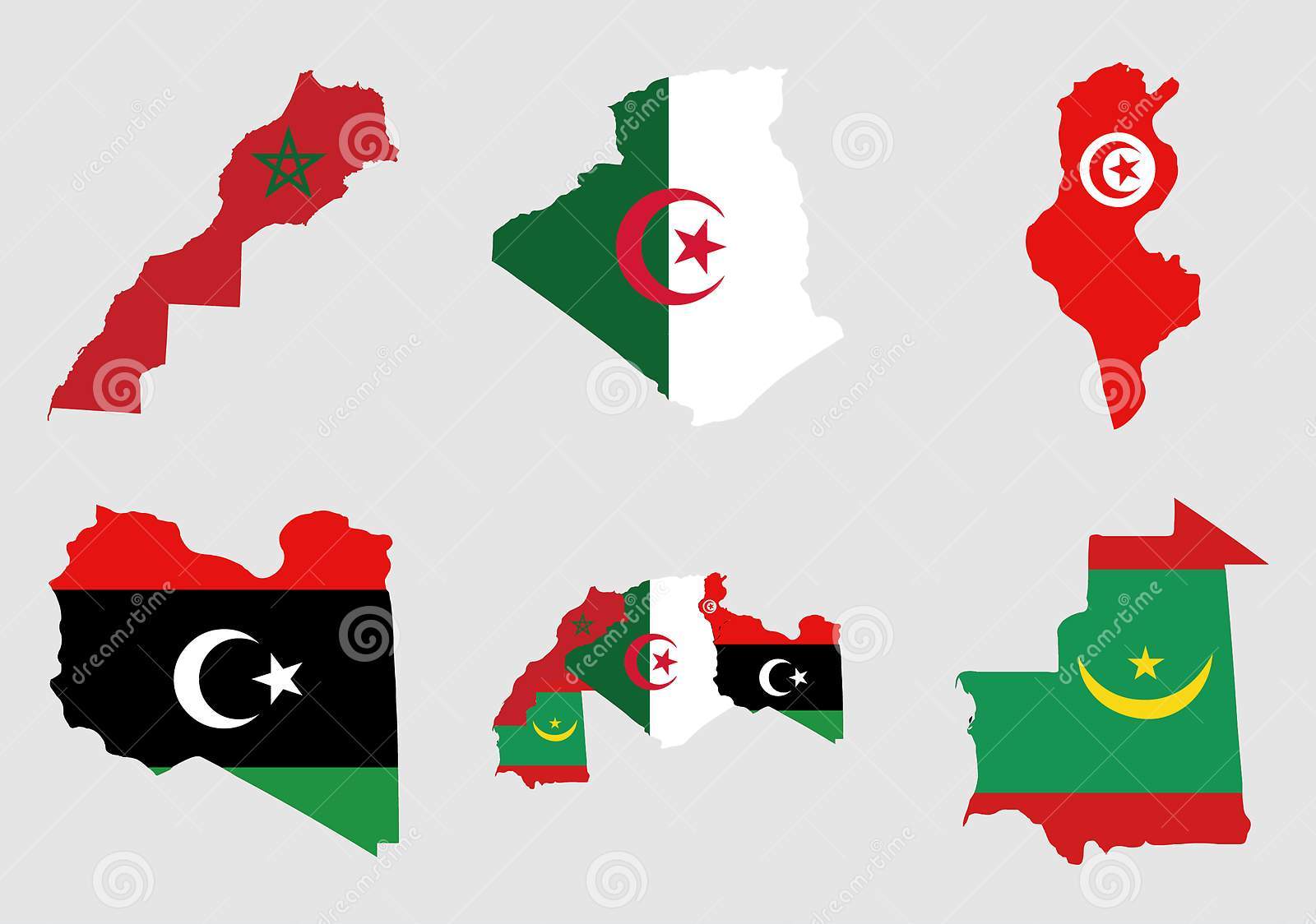 Les pays du Maghreb, comme les cinq doigts d'une main