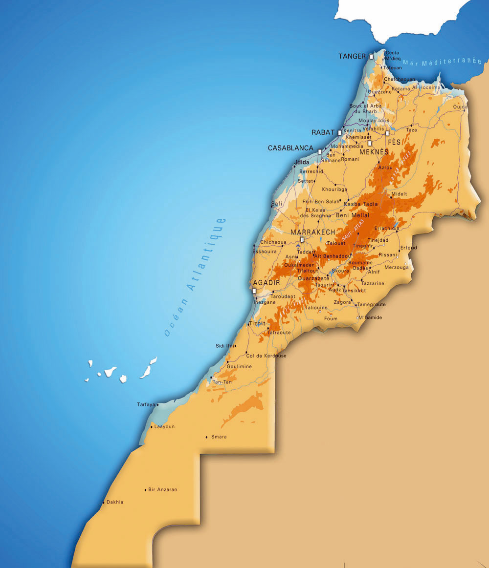 Le Maroc, un littoral de 3.500 kms
