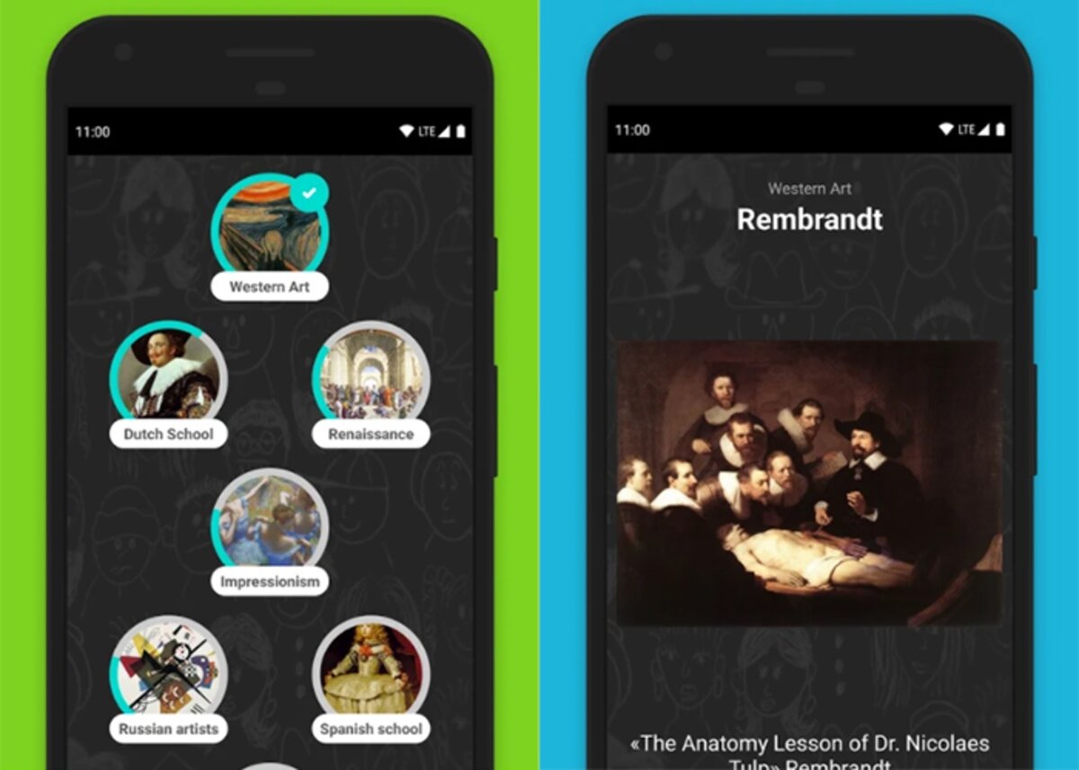 Apprenez l'art avec ces applications