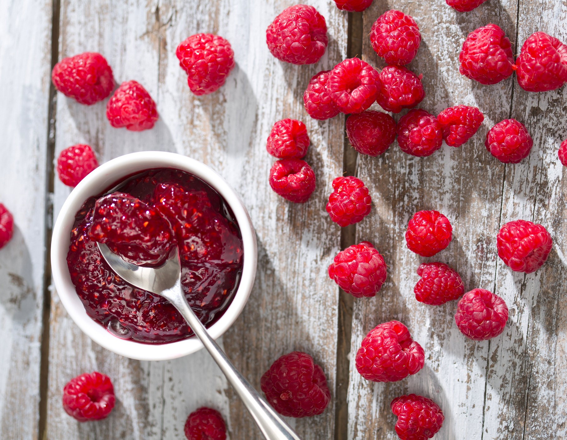 Recette de la confiture de framboises
