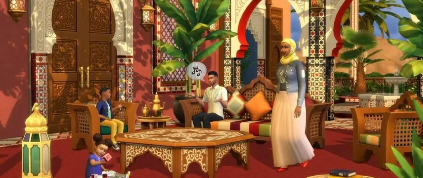 Incroyable : Le jeu Sims 4 vous apportera au Maroc avec son Kit Riad de rêve !