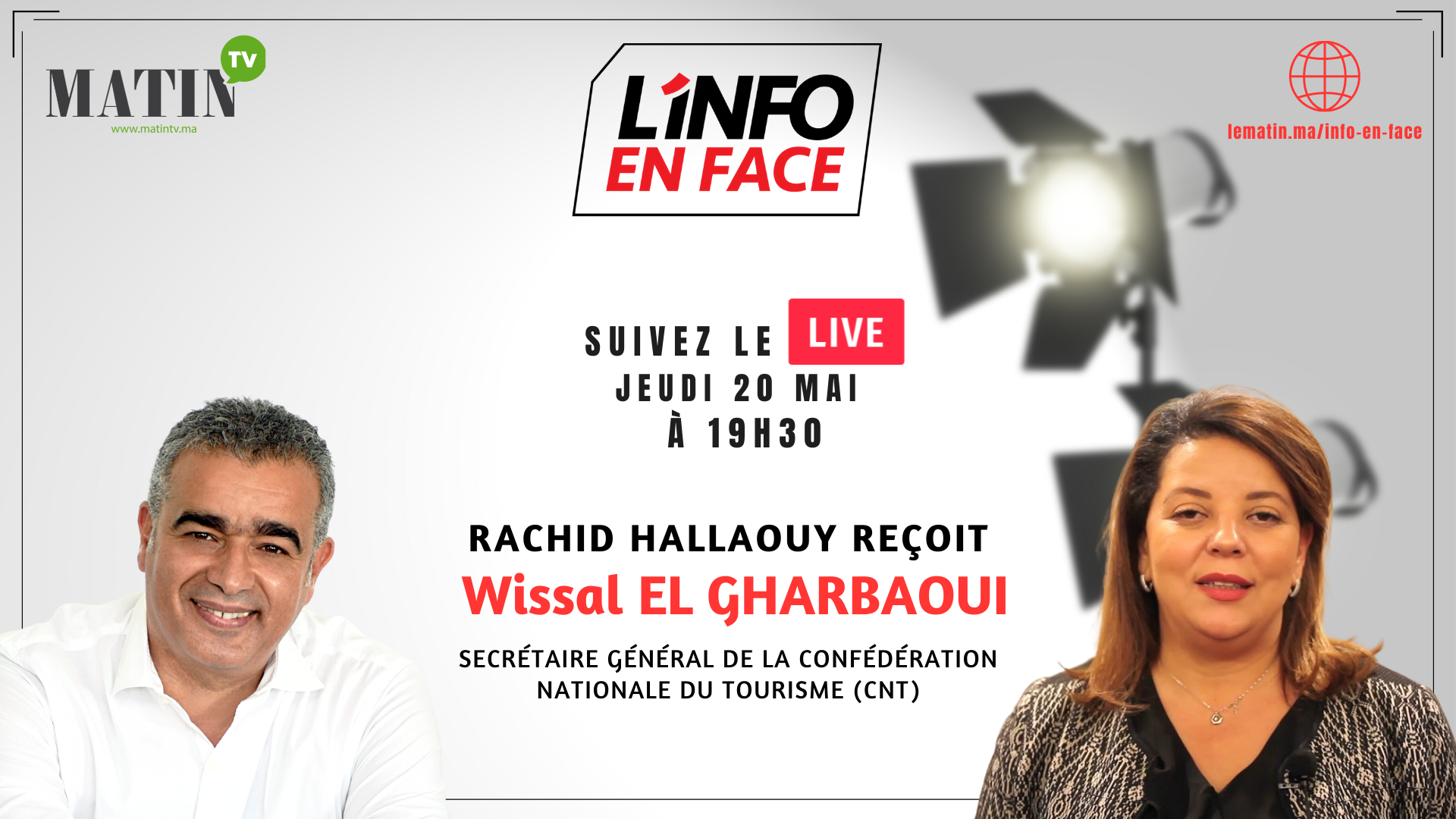 L’Info en Face avec Wissal El Gharbaoui