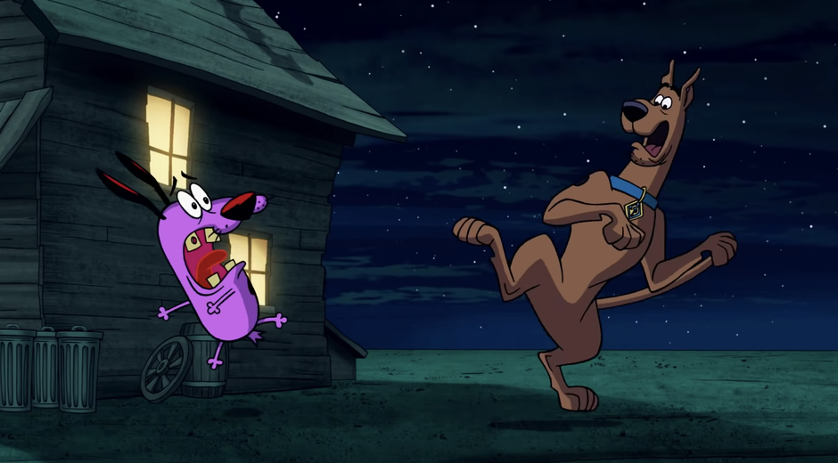 Courage the Cowardly rencontre avec ScoobyDoo dans un nouveau film !