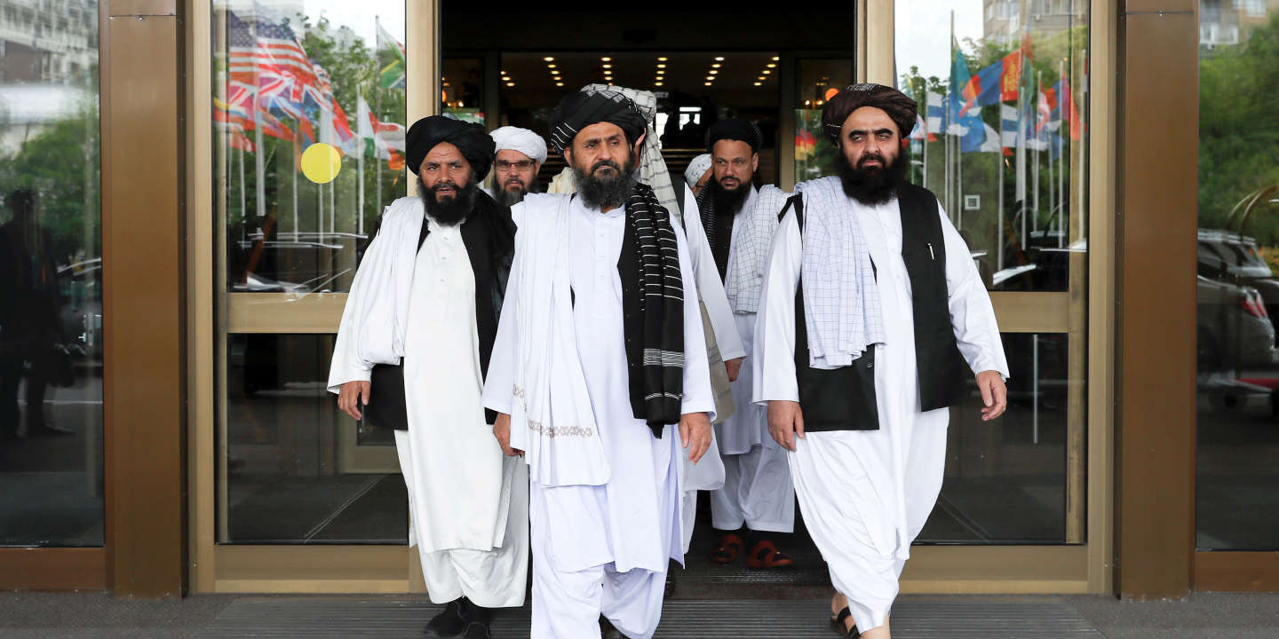 Les négociateurs Taliban à Doha (Qatar)