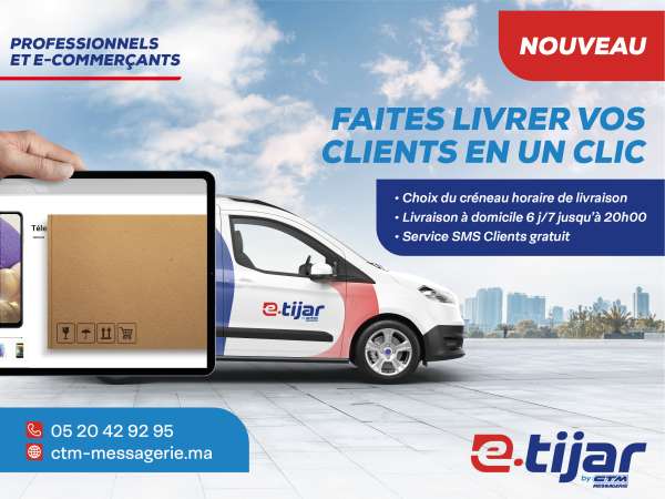 "E-tijar" : CTM Messagerie lance un nouveau service de livraison