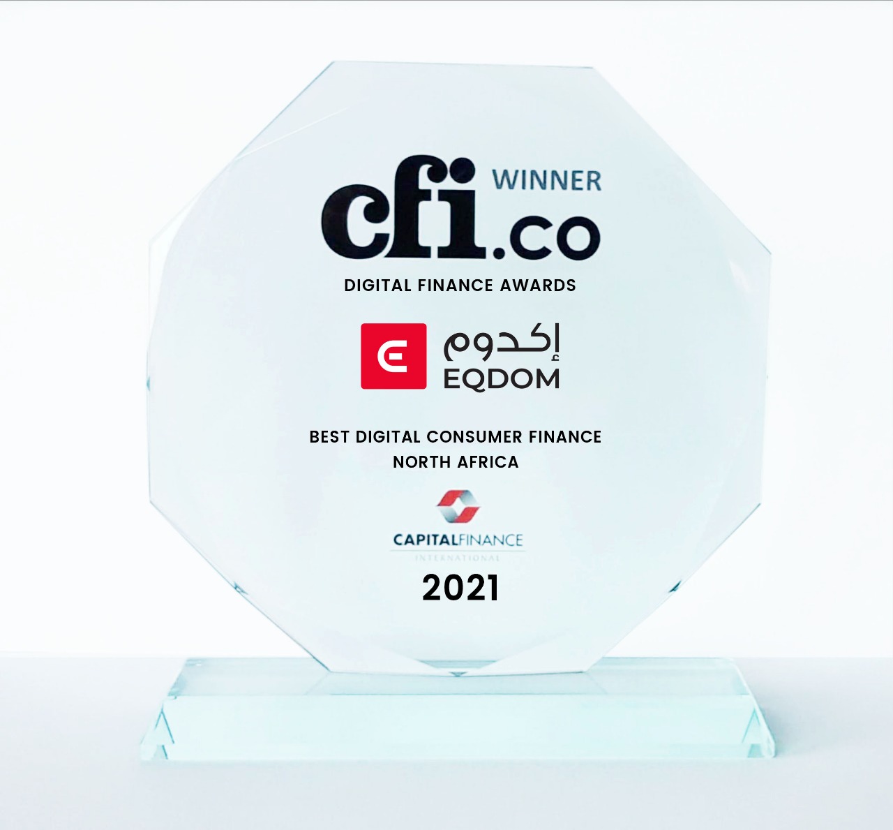 Eqdom reçoit le Prix : Best Digital Consumer Finance – North Africa 