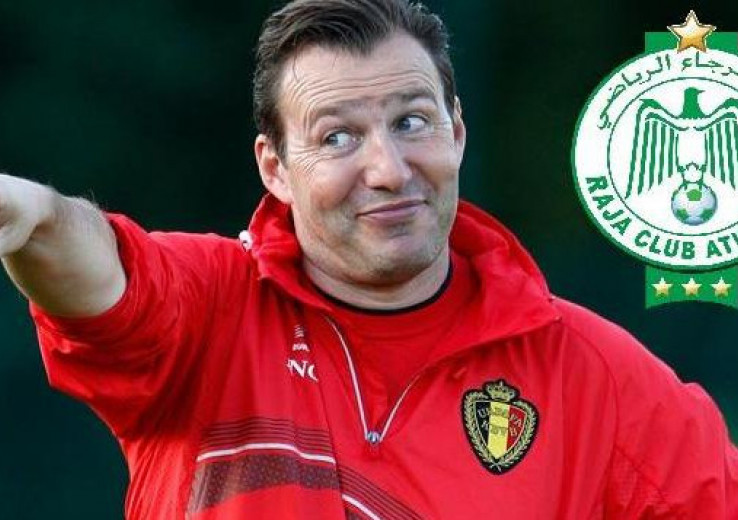 Marc Wilmots, nouvel entraineur du Raja de Casablanca.