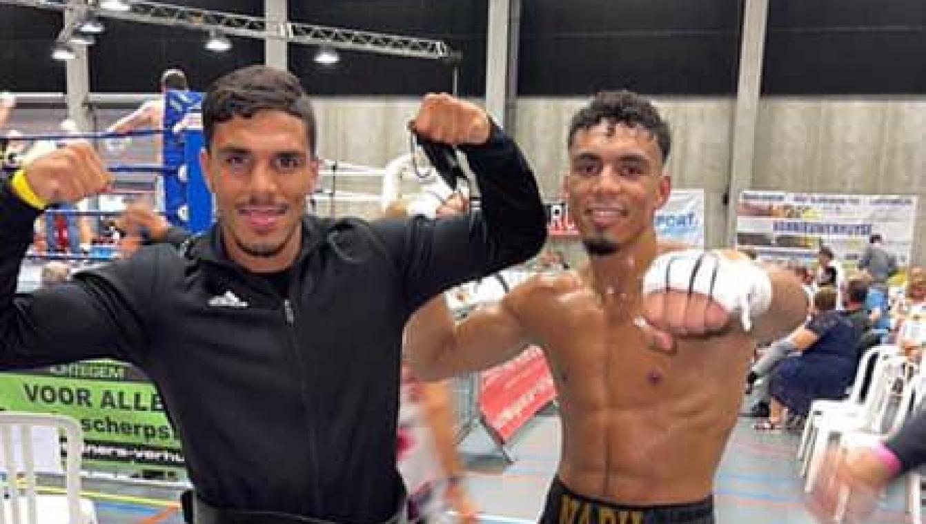 Belgique : Les Marocains Anas et Nabil Messaoudi se distinguent au 4è gala de boxe
