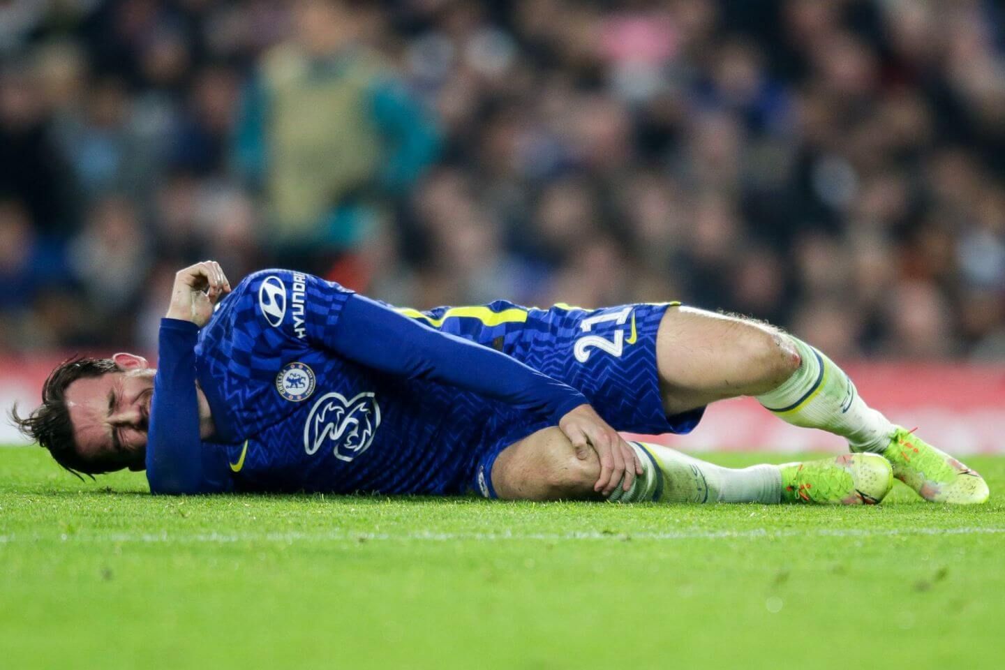 Chilwell (Chelsea)  absent  pour au moins six semaines