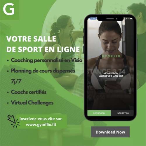 Gymflix, une nouvelle application sportive marocaine,