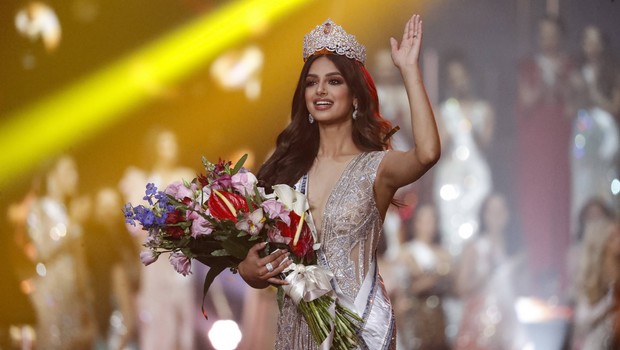 Miss Univers 2021 :   Miss Inde Harnaaz Sandhu gagnante 