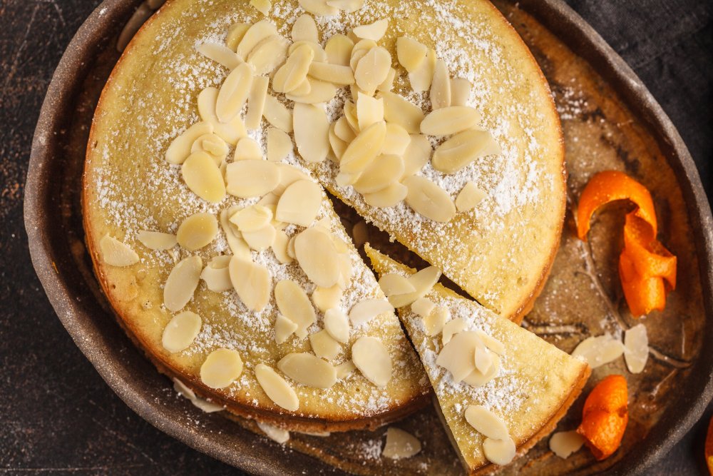 Gâteau aux amandes et à la mandarine