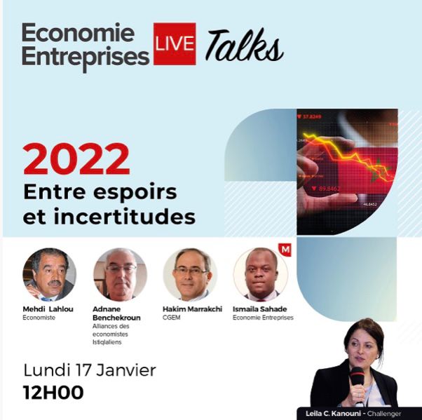 Webinaire EE Live Talk : 2022, entre espoirs et incertitudes