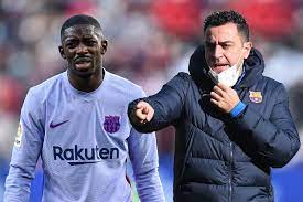 Dembélé, "soit il prolonge, soit il quitte le club", lance Xavi