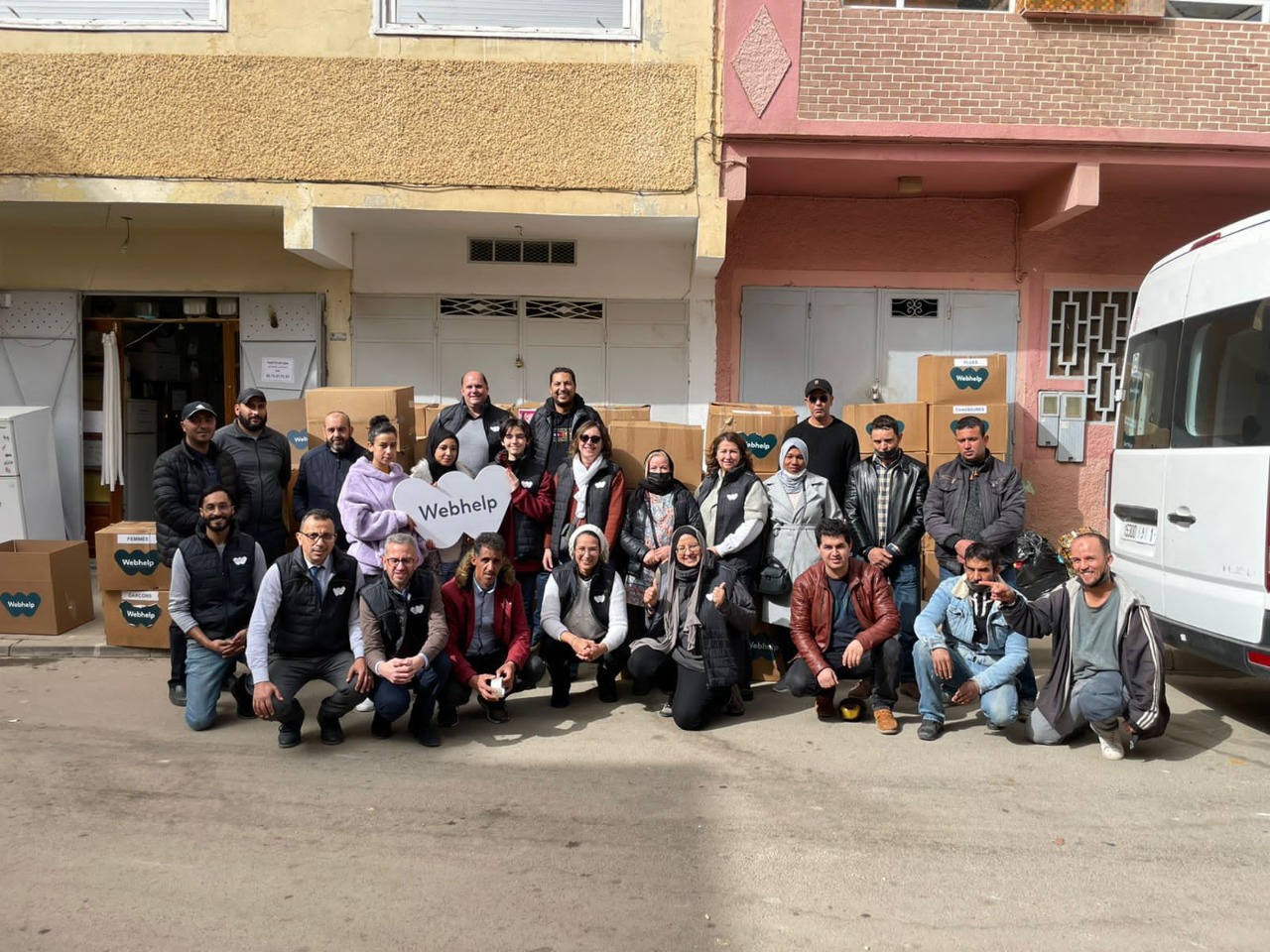 Vague de froid:  Les collaborateurs de Webhelp Maroc mobilisés pour Azrou