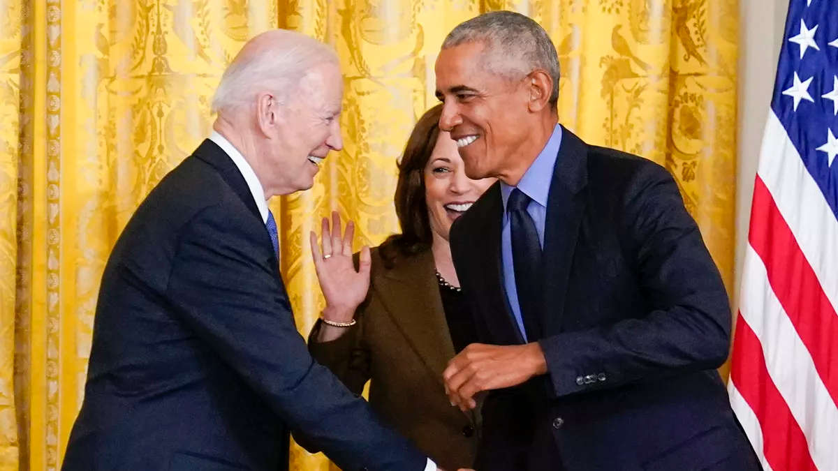    De retour à la Maison Blanche , Obama  lâche une blague pour Joe Biden