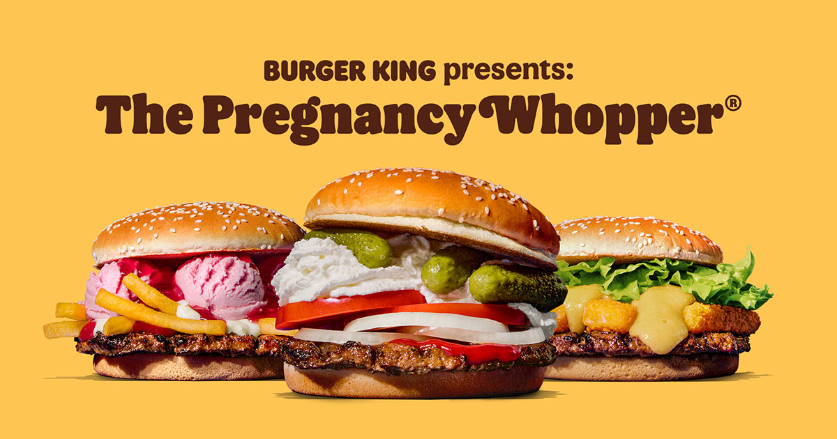 Allemagne : Burger King lance le "Whopper grossesse" pour répondre aux envies des futures mamans