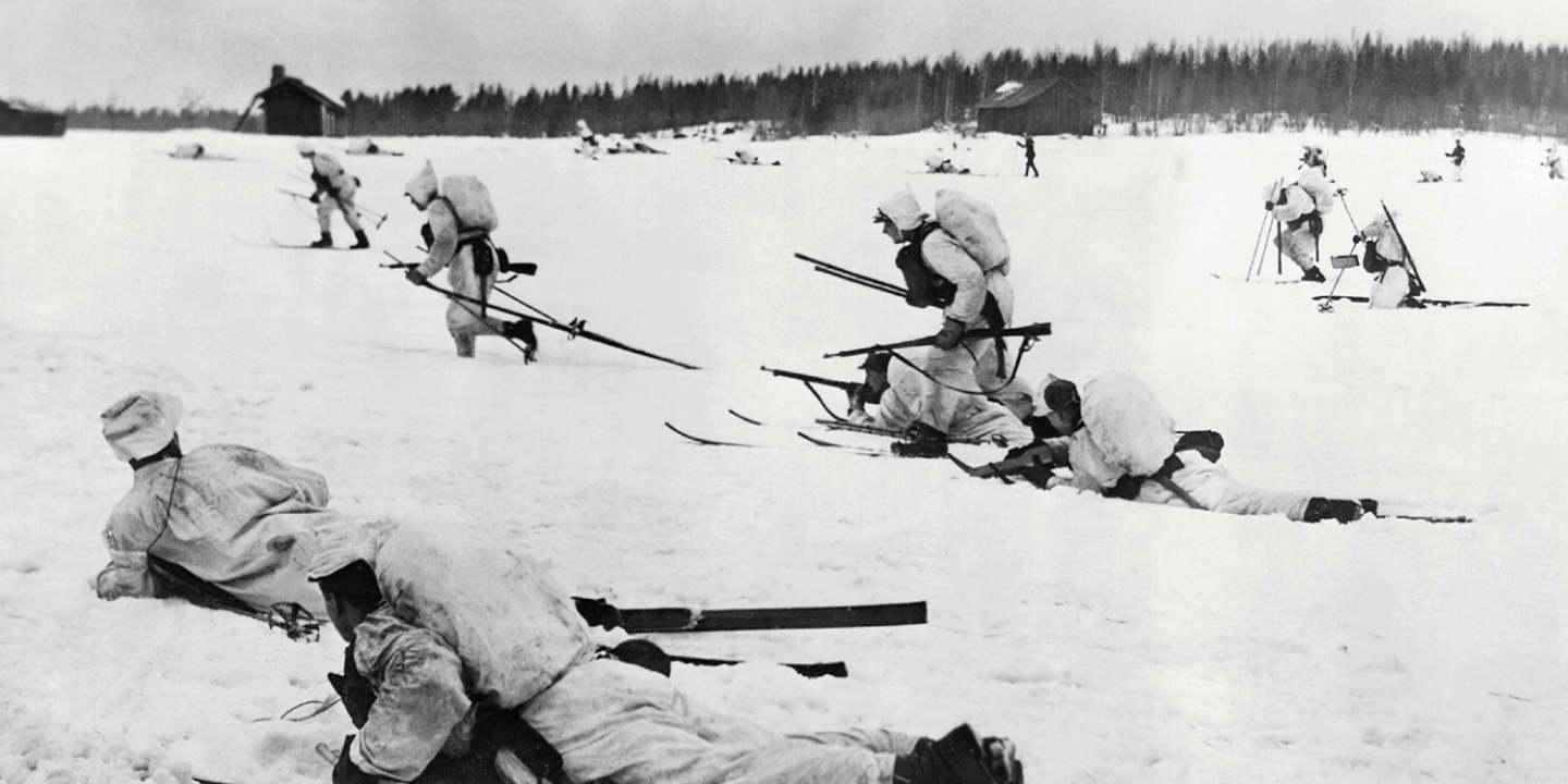 Soldats finlandais lors de la "guerre d'hiver" (1939-1940) contre l'Urss
