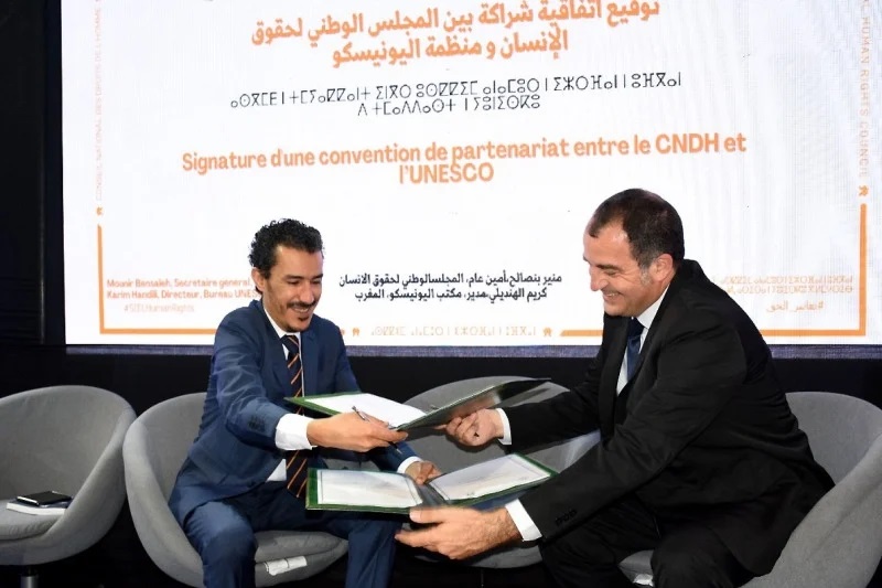 Un partenariat entre l'UNESCO et le CNDH pour la liberté d'opinion et de presse