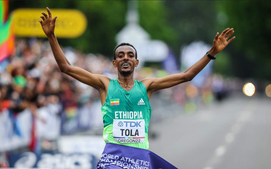 Mondiaux d'athlétisme : L'Ethiopien Tamirat Tola, champion du monde du marathon