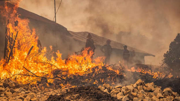 Tétouan : L'incendie de forêt de Bni Idder maîtrisé
