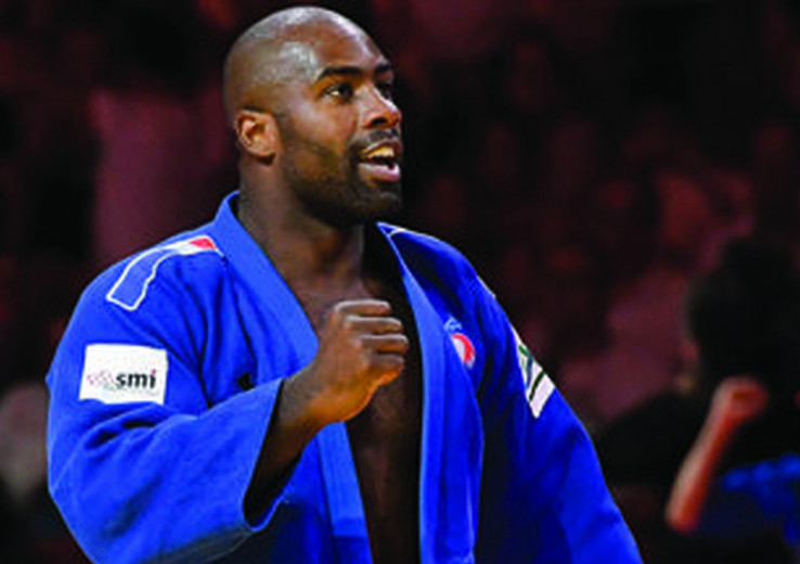 Judo : Riner prêt à aller aux JO de Paris "avec une jambe cassée"