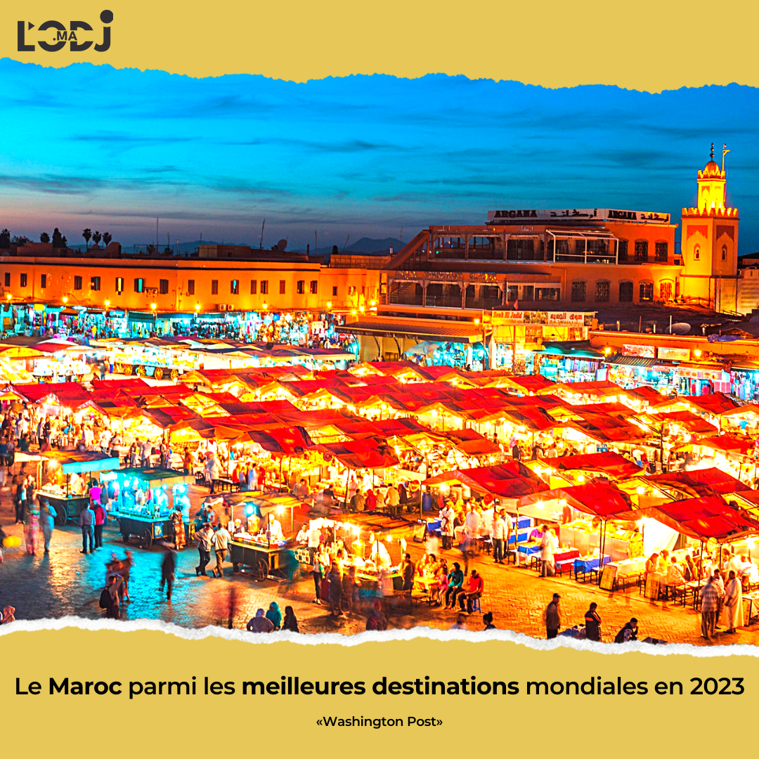 Le Maroc parmi les meilleures destinations mondiales en 2023 «Washington Post»