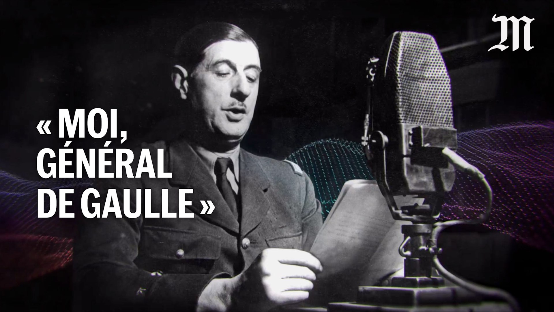 Le Monde recrée l’appel du 18 juin 1940 avec la voix du général de Gaulle grâce à l’IA
