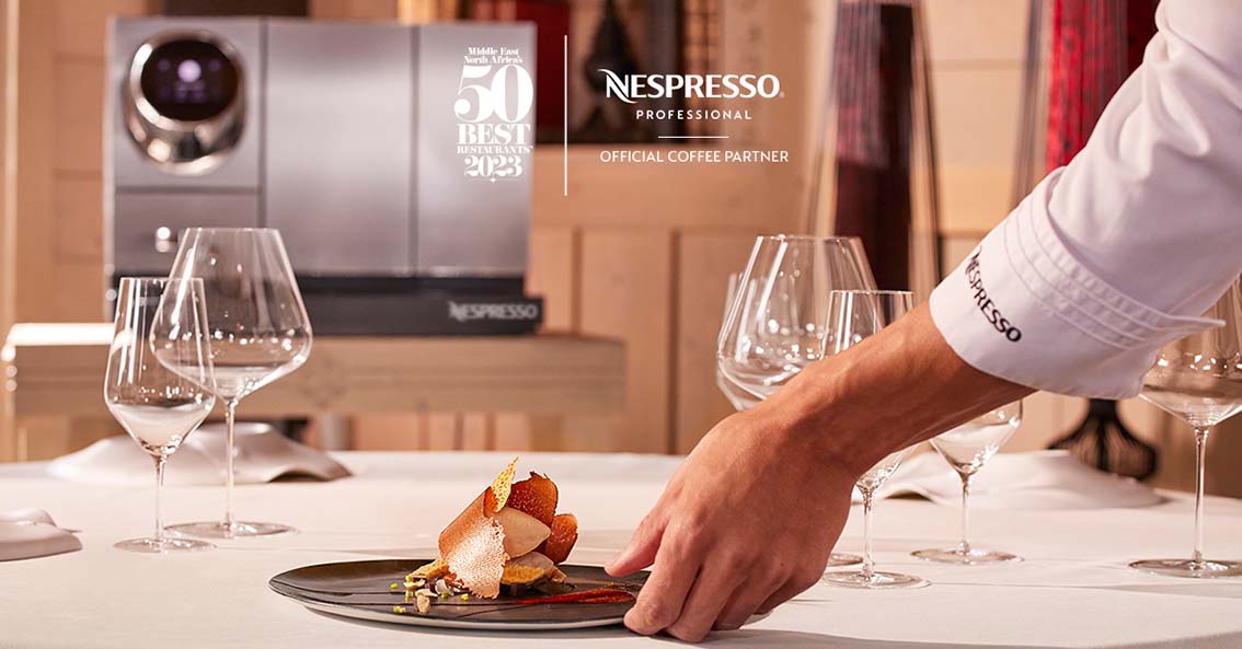 Nespresso s’associe avec MENA’S 50 Best Restaurants