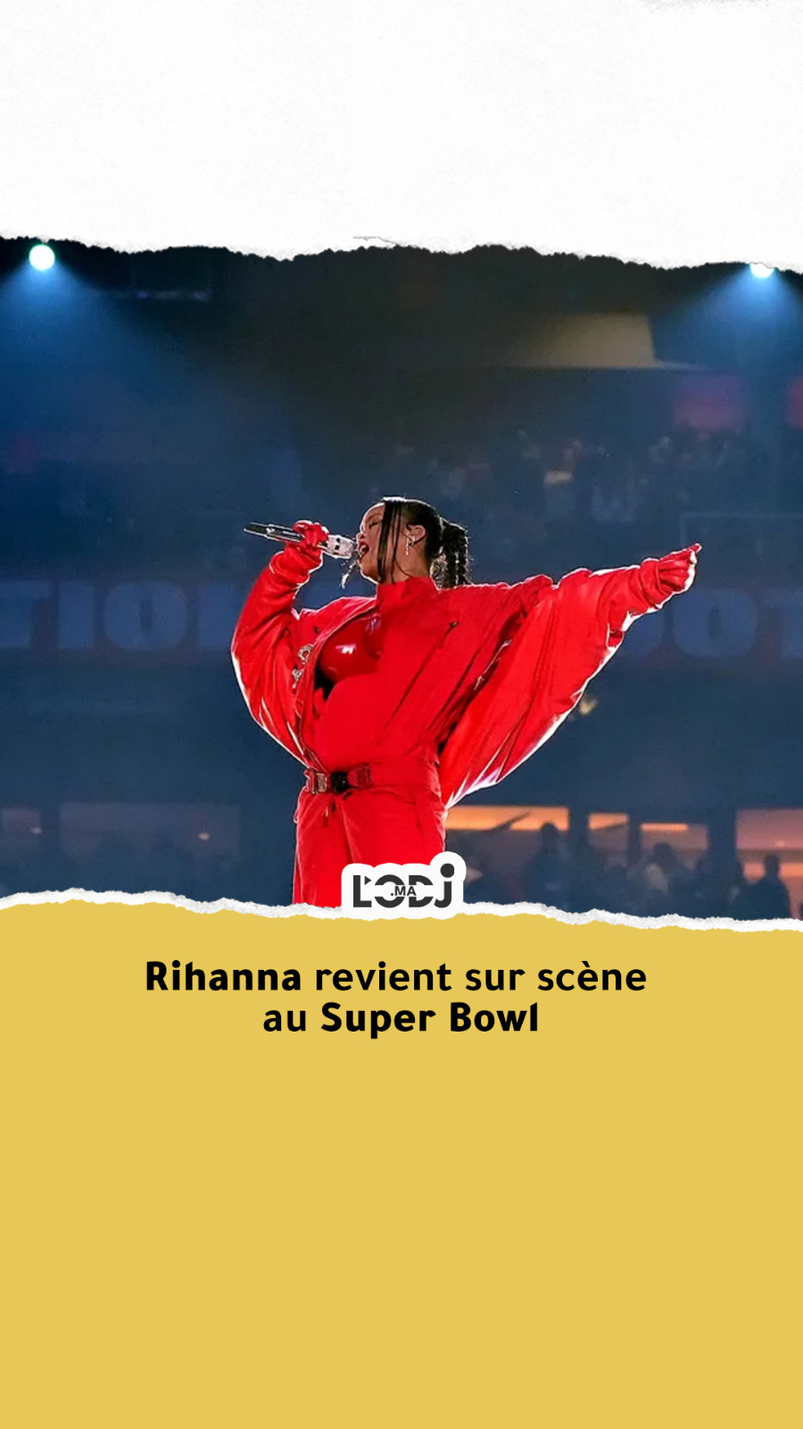Rihanna revient sur scène au Super Bowl