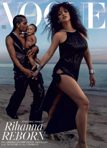 La couverture du Vogue UK, mettant en vedette le bébé de Rihanna, fait sensation