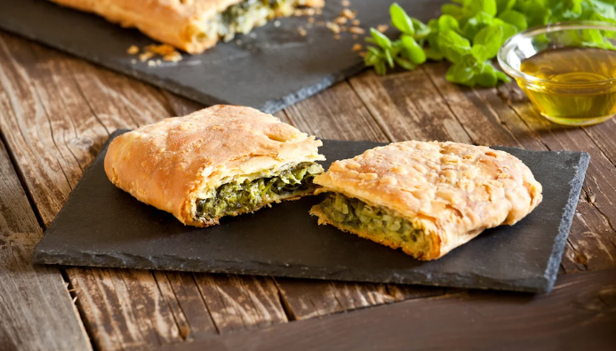 Feuilleté aux épinards et au chèvre