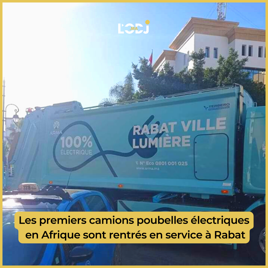 Les premiers camions poubelles électriques en Afrique sont rentrés en service à Rabat