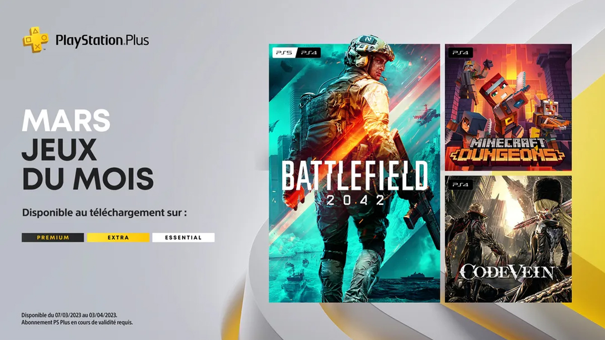PS Plus Extra et Premium : voici les jeux ajoutés en mars