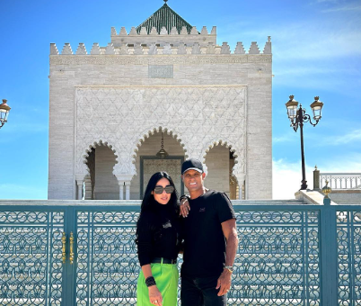 Le joueur brésilien Rivaldo et sa femme profitent de leur séjour à Rabat