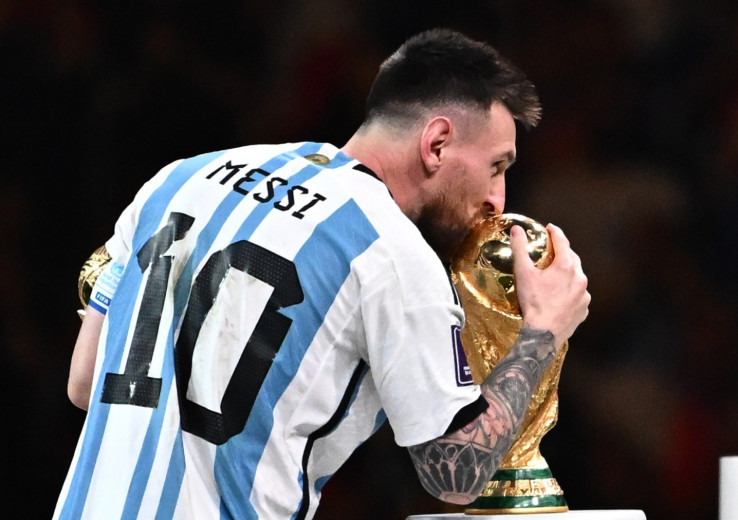 Messi de retour en Argentine pour fêter le Mondial