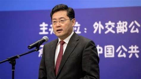 Le ministre chinois des Affaires étrangères Qin Gang.