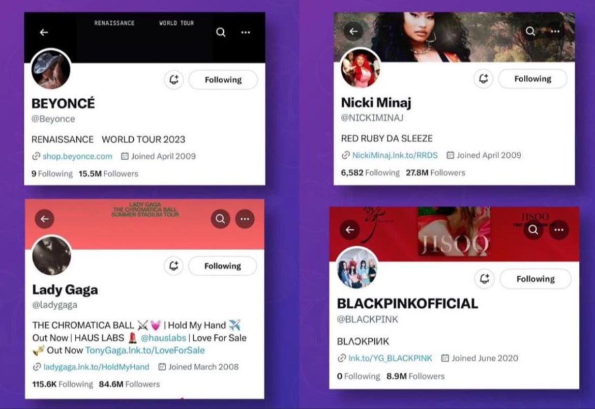 Des célébrités perdent la certification sur twitter