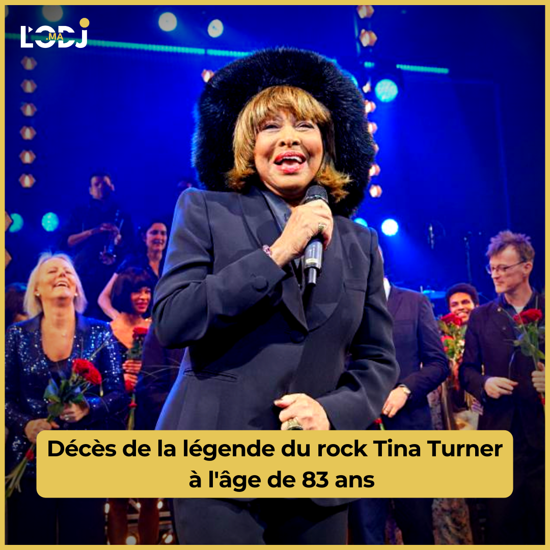 Décès de la légende du rock Tina Turner à l'âge de 83 ans