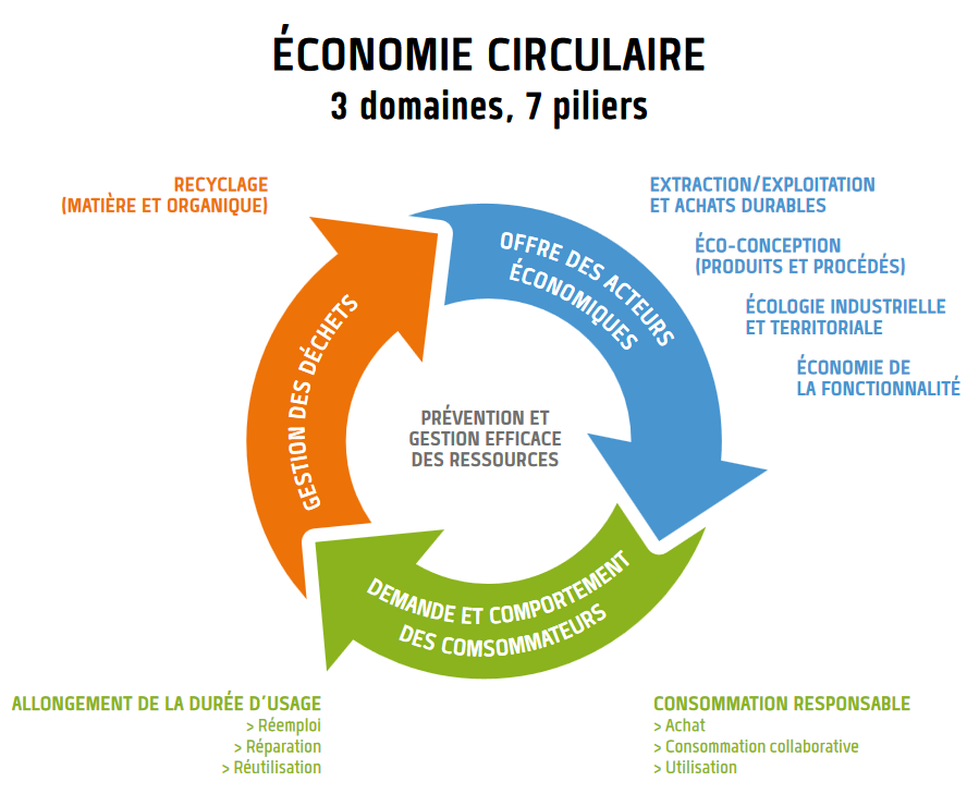 L'économie circulaire : réduire, réutiliser et recycler les ressources 