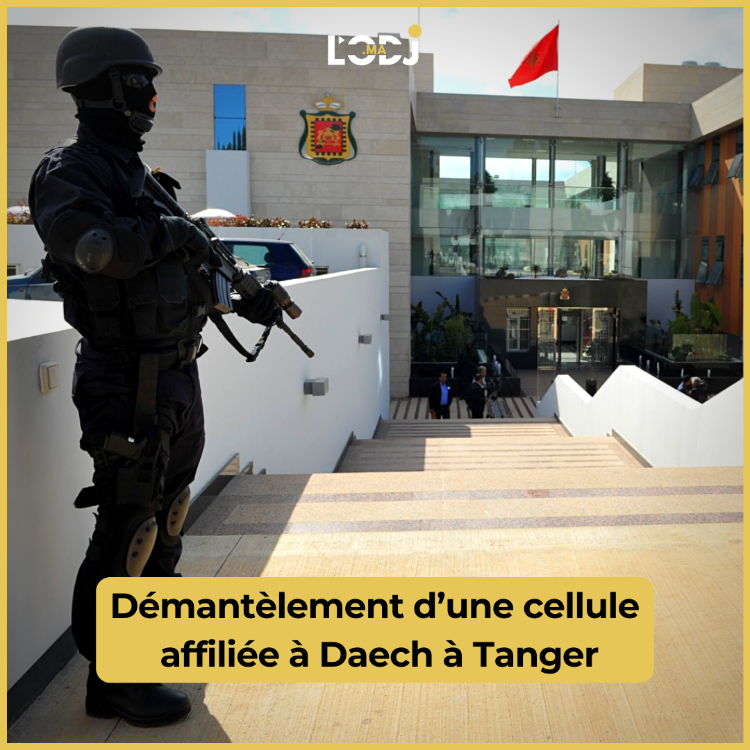 Démantèlement d’une cellule affiliée à Daech à Tanger
