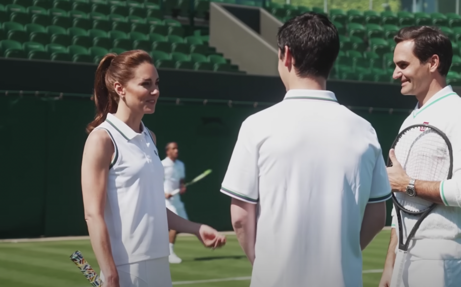 Kate Middleton surprend : son match inattendu face à Roger Federer