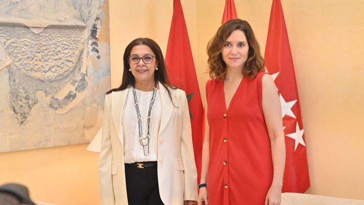 L’ambassadrice Karima Benyaich chez la présidente de la région de Madrid (PP)