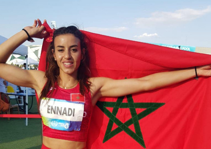 Mondiaux d'athlétisme : la Marocaine Noura Ennadi qualifiée en demi-finales du 400 m haies