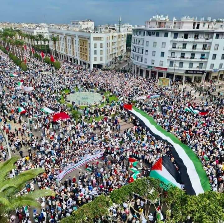 Gigantesque manifestation de solidarité avec la Palestine